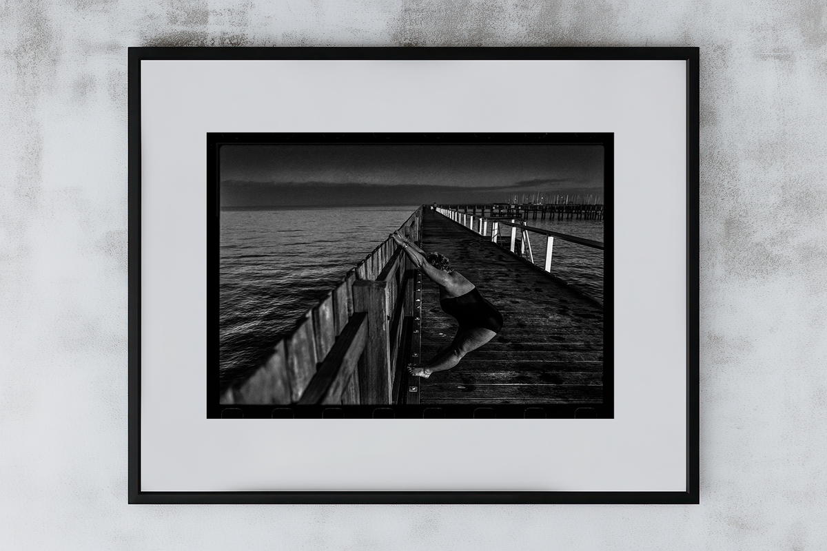 Sea Baths — framed example