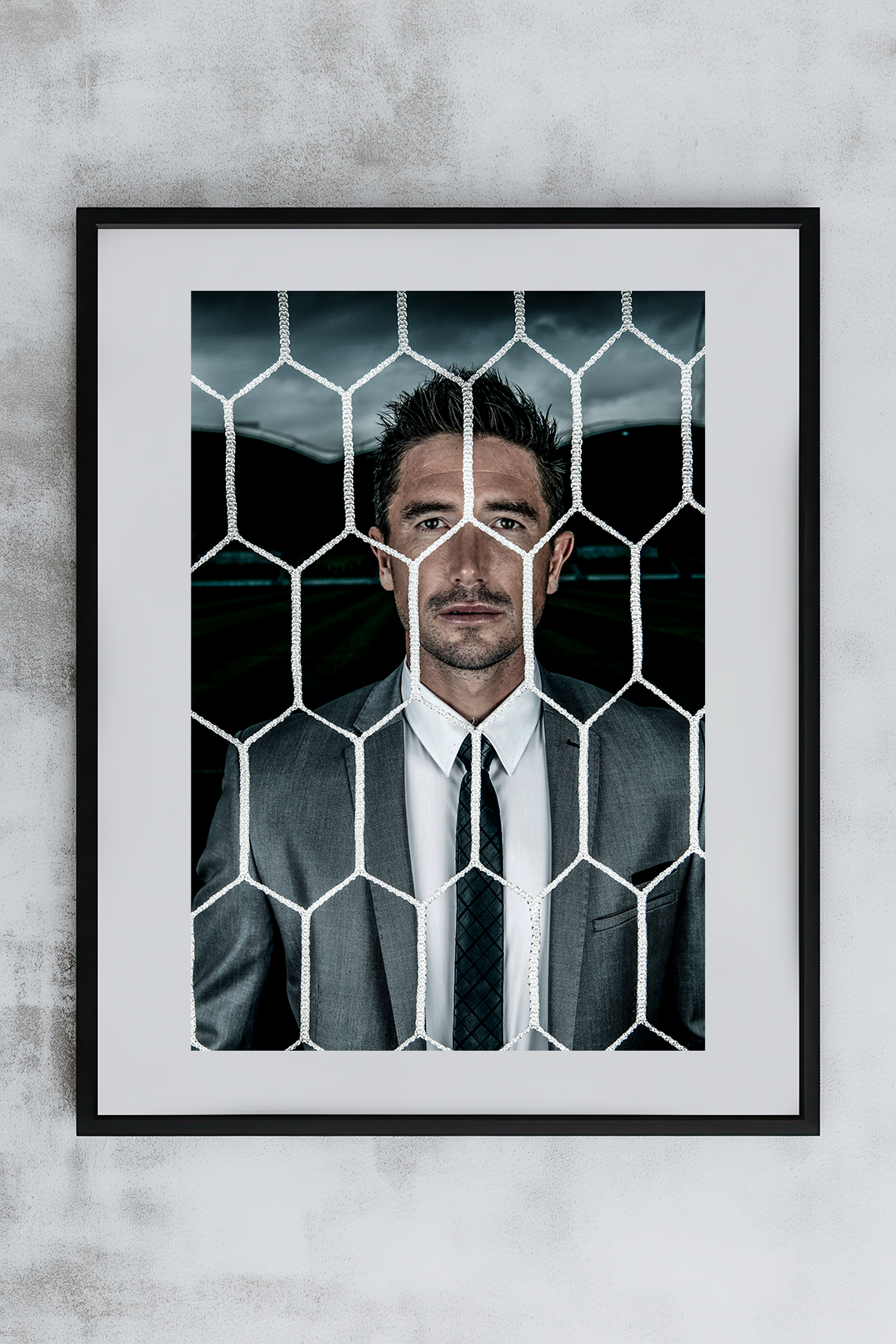 Harry Kewell Editorial Signature framed example