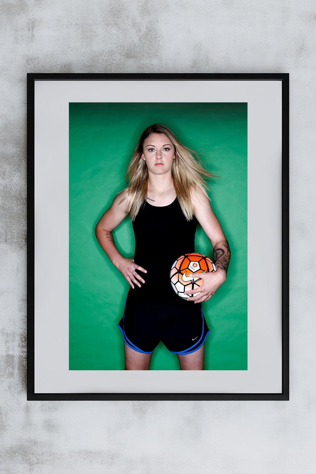 The Matildas Editorial framed example